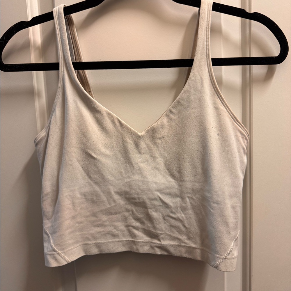 White Lululemon Align Tank